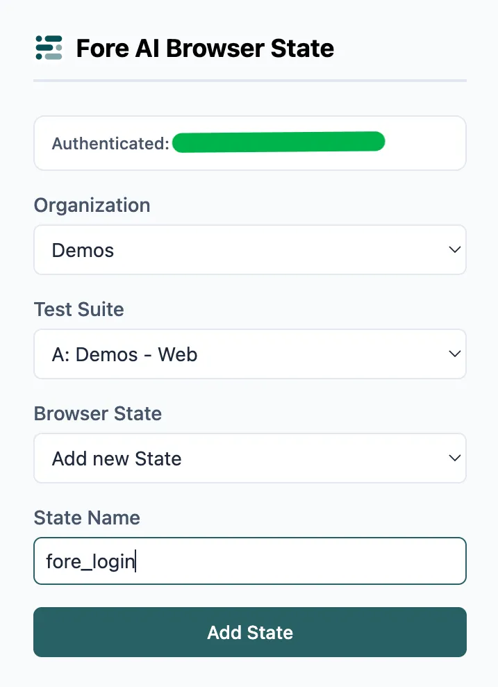 Add new browser state