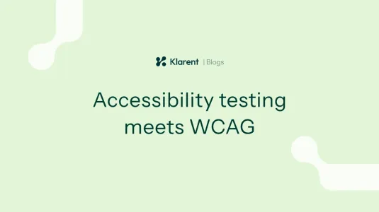 Accessibility testing at enterprise scale: Meeting WCAG standards