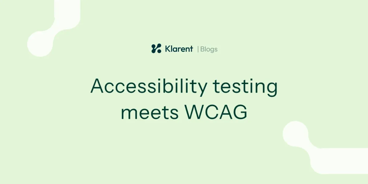 Accessibility testing at enterprise scale: Meeting WCAG standards