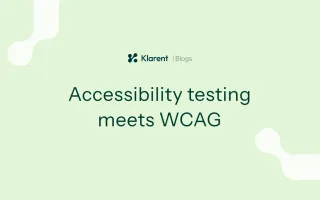 Accessibility testing at enterprise scale: Meeting WCAG standards