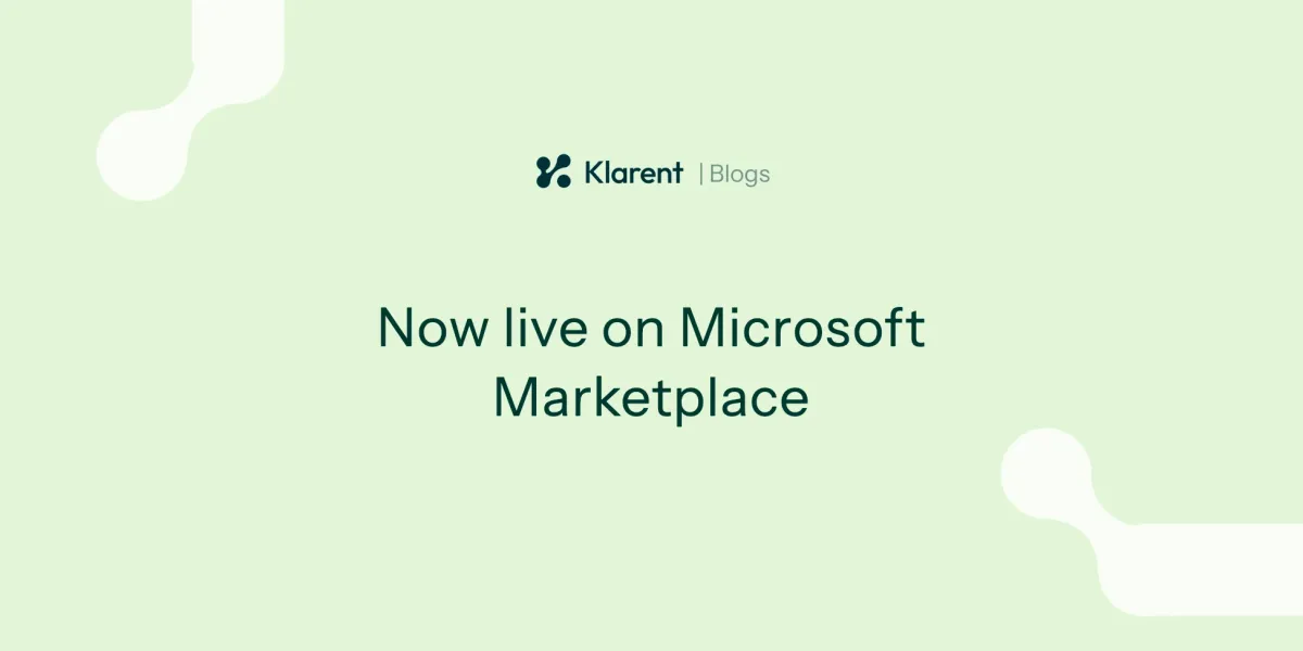 Klarent is now available on Microsoft Marketplace