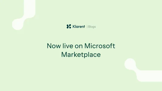 Klarent is now available on Microsoft Marketplace