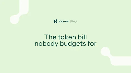 Nobody budgets for the token bill until it's too late