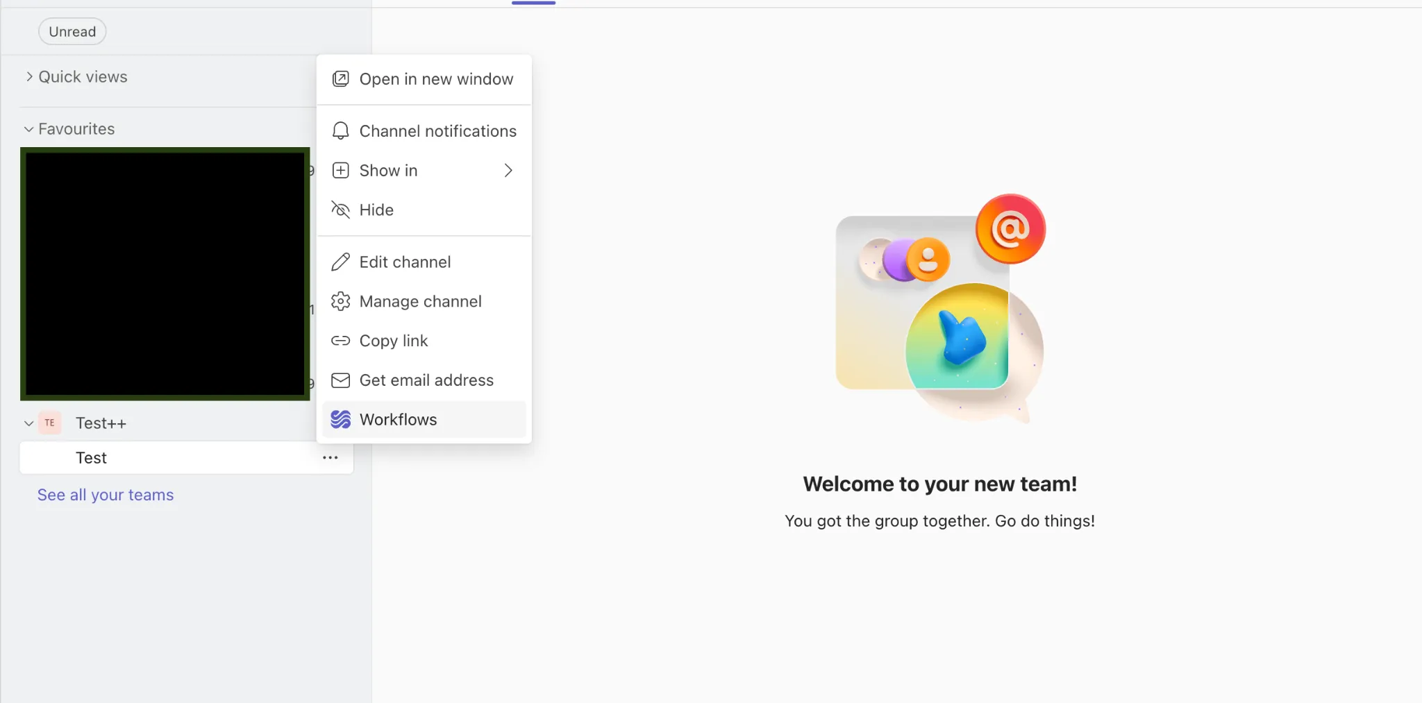 Open Workflows for the channel